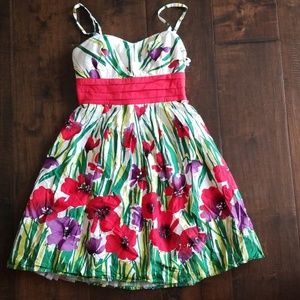 A. Byer Floral Print Dress